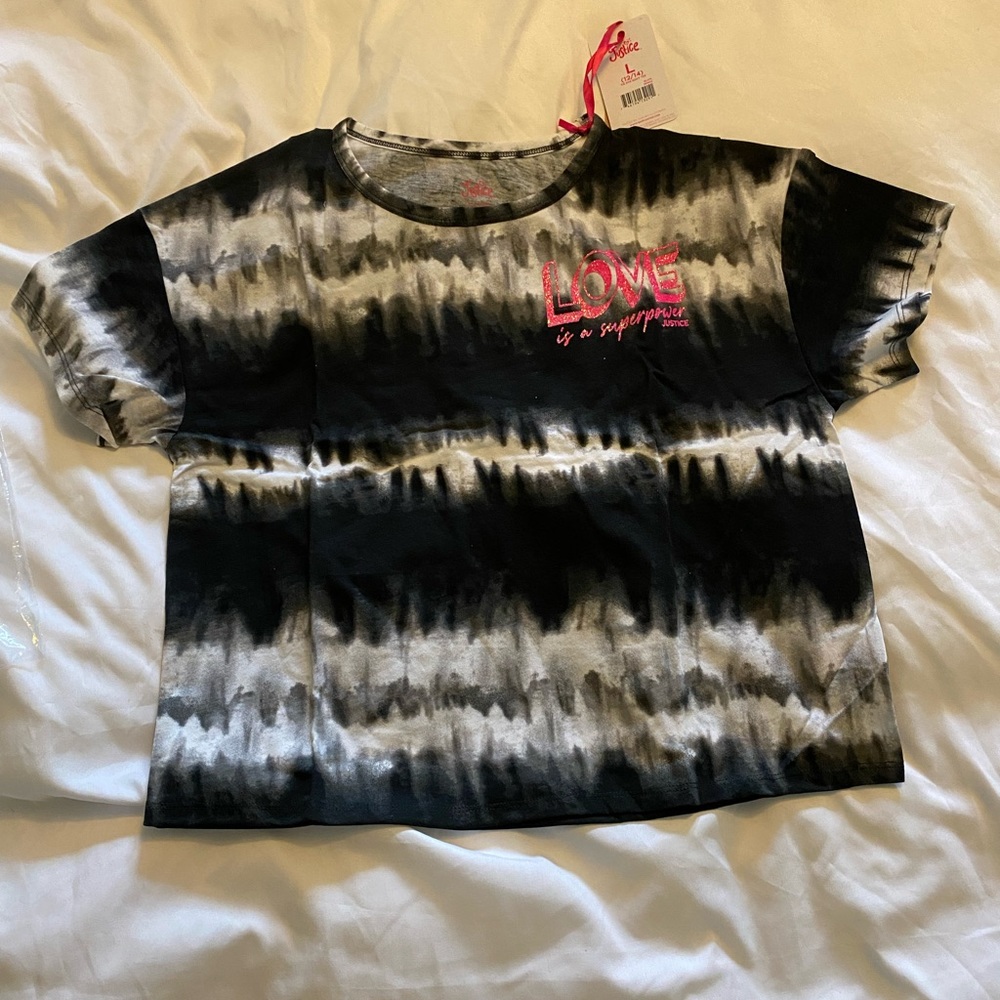 Girls Justice Crop Top size 12/14 NWT